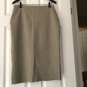 H&M houndstooth pencil skirt
